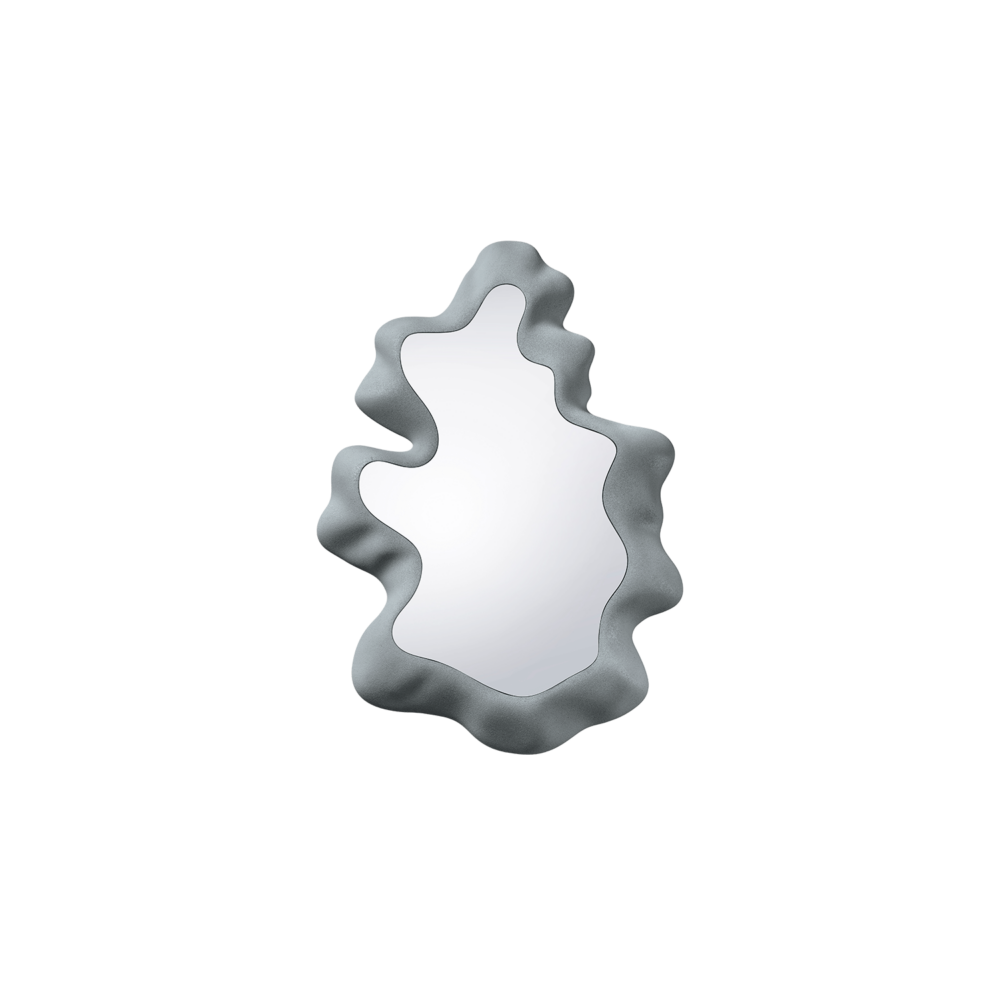 SCULPTED MIRROR GREY